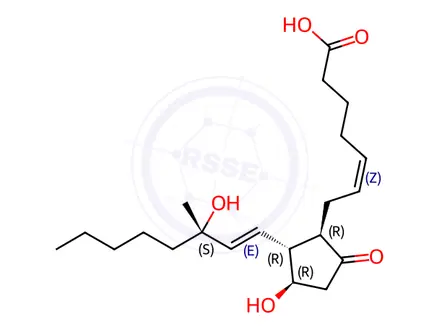 Chemical structure of 15(S)-15-METHYL PROSTAGLANDIN E2