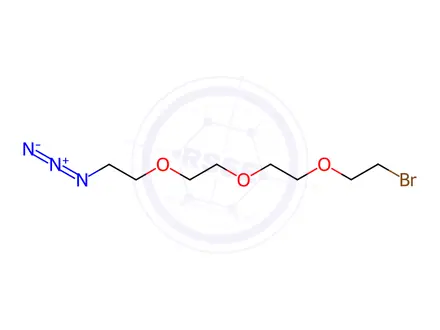 Chemical structure of Bromo-PEG3-azide
