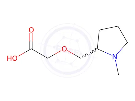 Chemical structure of 2-((1-Methylpyrrolidin-2-yl)methoxy)acetic acid