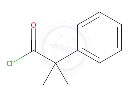 Chemical structure of Alpha-Phenylisobutyryl chloride