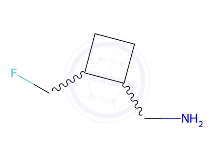 Chemical structure of 1-[2-(fluoromethyl)cyclobutyl]methanamine