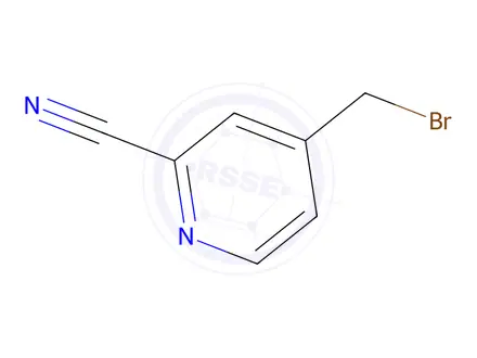 Chemical structure of 4-(bromomethyl)picolinonitrile