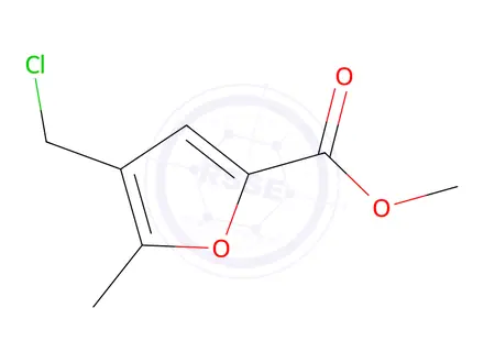 Chemical structure of methyl 4-(chloromethyl)-5-methylfuran-2-carboxylate