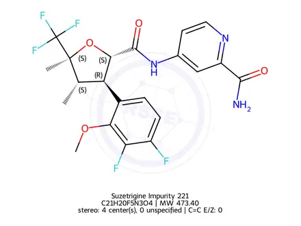 Chemical structure of Suzetrigine Impurity 221