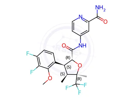 Chemical structure of Suzetrigine