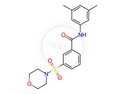 Chemical structure of N-(3,5-Dimethylphenyl)-3-(morpholinosulfonyl)benzamide