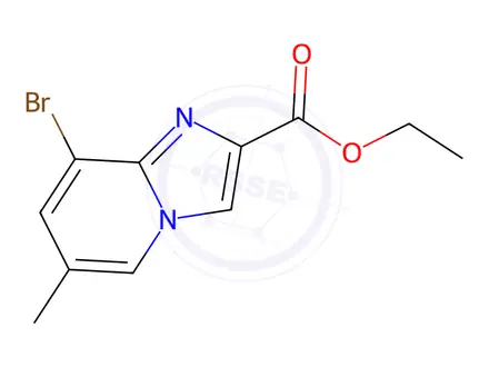Chemical structure of Ethyl 8-Bromo-6-methylimidazo[1,2-a]pyridine-2-carboxylate