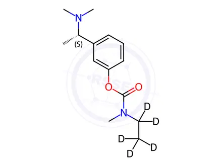 Chemical structure of Rivastigmine-d5