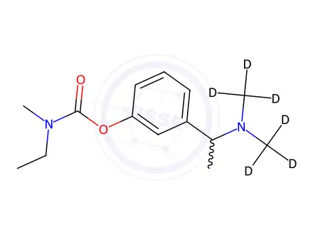 Chemical structure of rac-Rivastigmine-d6