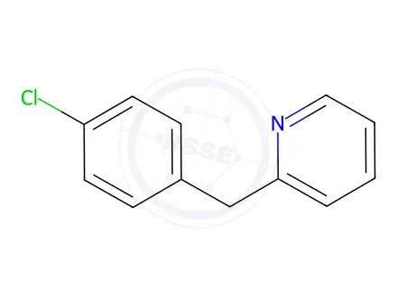 Chemical structure of 2-(4-Chlorobenzyl)pyridine