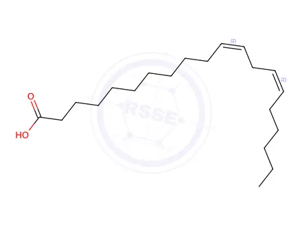 Chemical structure of 11,14-Eicosadienoic acid, sodium salt, (Z,Z)-(9CI)