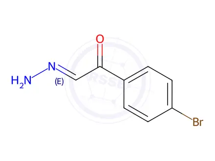 Chemical structure of (4-Bromophenyl)(oxo)acetaldehyde hydrazone