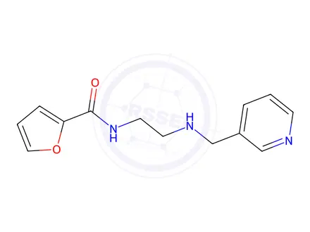 Chemical structure of N-(2-((Pyridin-3-ylmethyl)amino)ethyl)furan-2-carboxamide