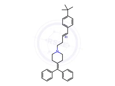 Chemical structure of Terfenadine EP Impurity F (Free Base)
