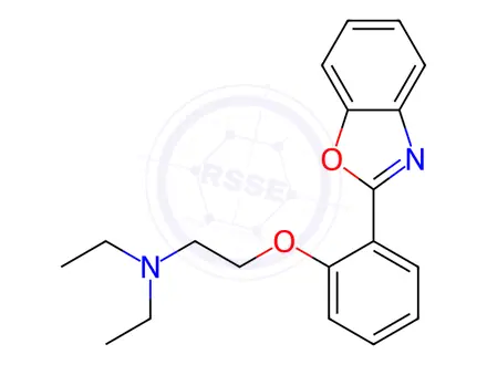 Chemical structure of 2-[o-[2-(Diethylamino)ethoxy]phenyl]benzoxazole