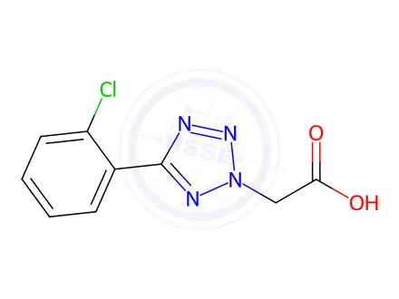 Chemical structure of [5-(2-Chloro-phenyl)-tetrazol-2-yl]-acetic acid