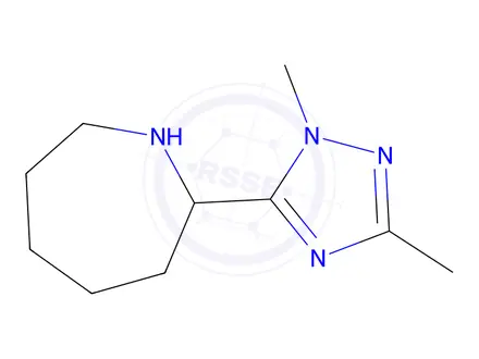 Chemical structure of 2-(1,3-Dimethyl-1h-1,2,4-triazol-5-yl)azepane
