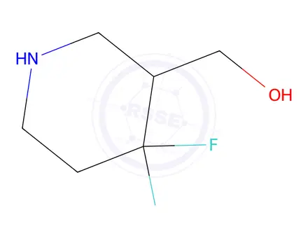 Chemical structure of (4,4-Difluoropiperidin-3-yl)methanol