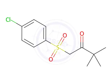 Chemical structure of 1-[(4-chlorophenyl)sulfonyl]-3,3-dimethyl-2-butanone