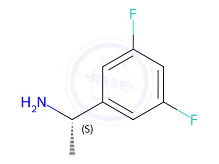 Chemical structure of (S)-1-(3,5-Difluorophenyl)ethanamine hydrochloride