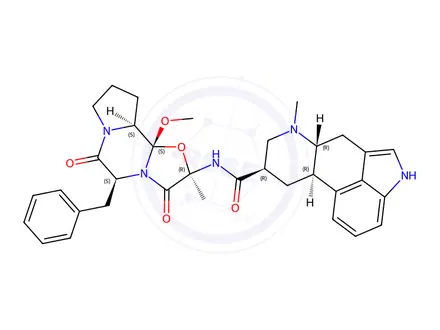 Chemical structure of 9,10-Dihydro-12’-methoxy Ergotamine discontinued
