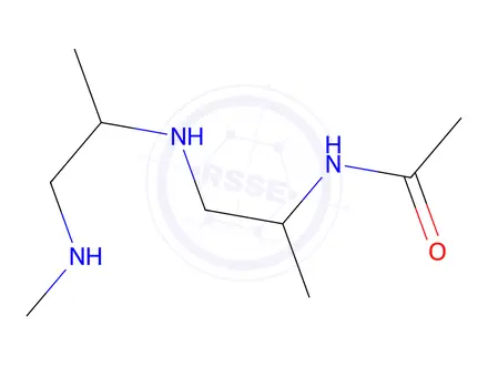 Chemical structure of Acetamide, N-[1-methyl-2-[[1-methyl-2-(methylamino)ethyl]amino]ethyl]-