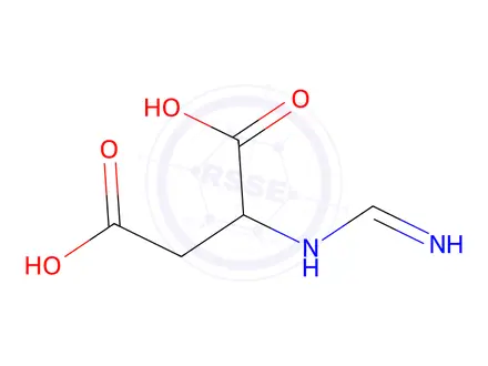 Chemical structure of (Iminomethyl)-L-aspartic acid