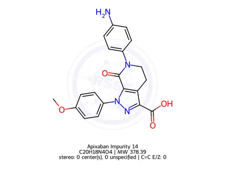 Chemical structure of Apixaban Impurity 294