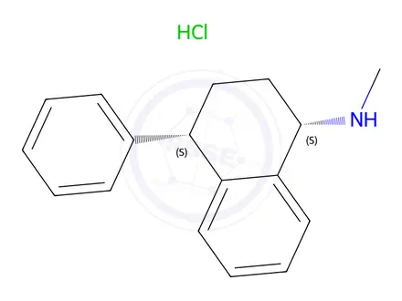 Chemical structure of Sertraline EP Impurity B HCl