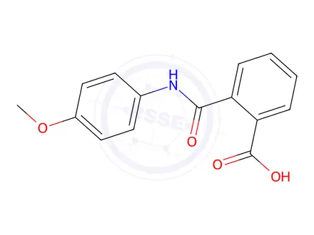 Chemical structure of 2-((4-Methoxyphenyl)carbamoyl)benzoic acid