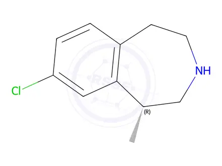 Chemical structure of Lorcaserin
