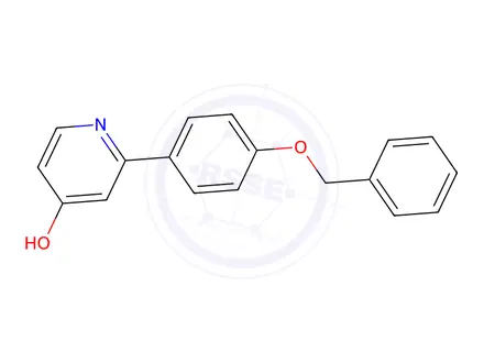 Chemical structure of 2-(4-Benzyloxyphenyl)-4-hydroxypyridine