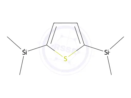 Chemical structure of 2,5-BIS(DIMETHYLSILYL)THIOPHENE