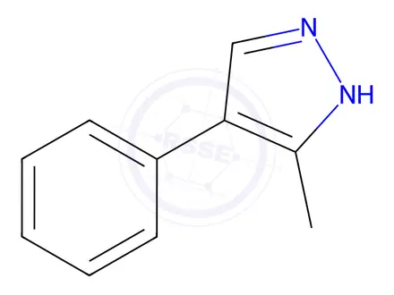 Chemical structure of 3-Methyl-4-phenylpyrazole
