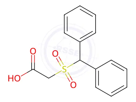 Chemical structure of Modafinil Carboxylate Sulfone