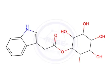 Chemical structure of indol-3-ylacetylinositol