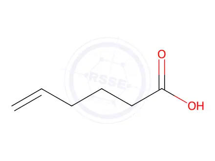 Chemical structure of Hex-5-enoic acid
