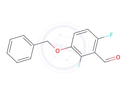 Chemical structure of 3-(benzyloxy)-2,6-difluorobenzaldehyde