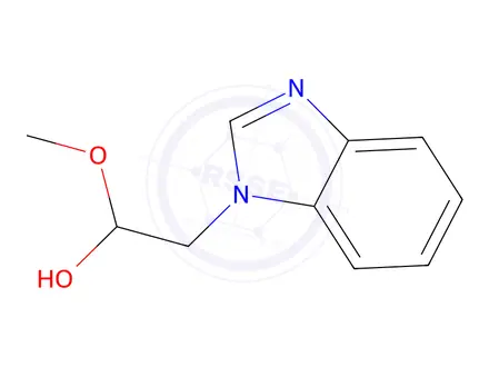 Chemical structure of 2-Benzoimidazol-1-yl-1-methoxy-ethanol