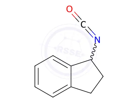 Chemical structure of 1-isocyanato-2,3-dihydro-1H-indene