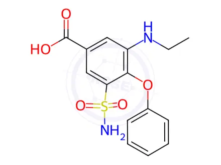 Chemical structure of Bumetanide Impurity 179