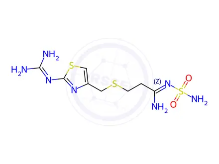 Chemical structure of Famotidine