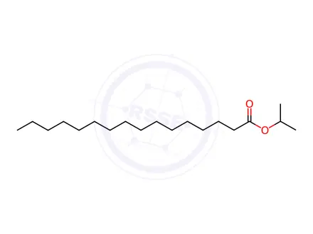 Chemical structure of Isopropyl Palmitate