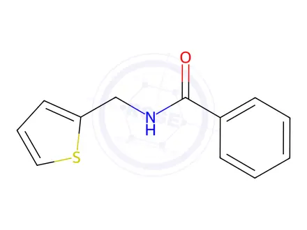 Chemical structure of N-(Thiophen-2-ylmethyl)benzamide