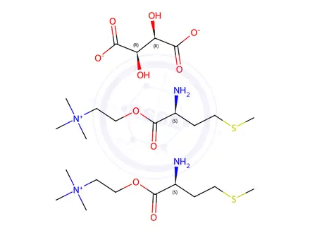 Chemical structure of Choline methionine tartrate