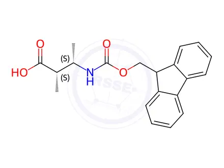 Chemical structure of (2S, 3S)-Fmoc-β-Abu(2-Me)-OH