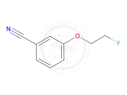 Chemical structure of 3-(2-Fluoroethoxy)benzonitrile