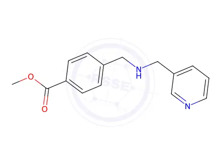 Chemical structure of Methyl 4-(((pyridin-3-ylmethyl)amino)methyl)benzoate