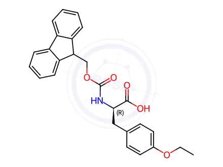 Chemical structure of Fmoc-D-Tyr(Et)-OH