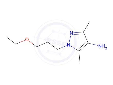 Chemical structure of 1-(3-Ethoxypropyl)-3,5-dimethyl-1h-pyrazol-4-amine